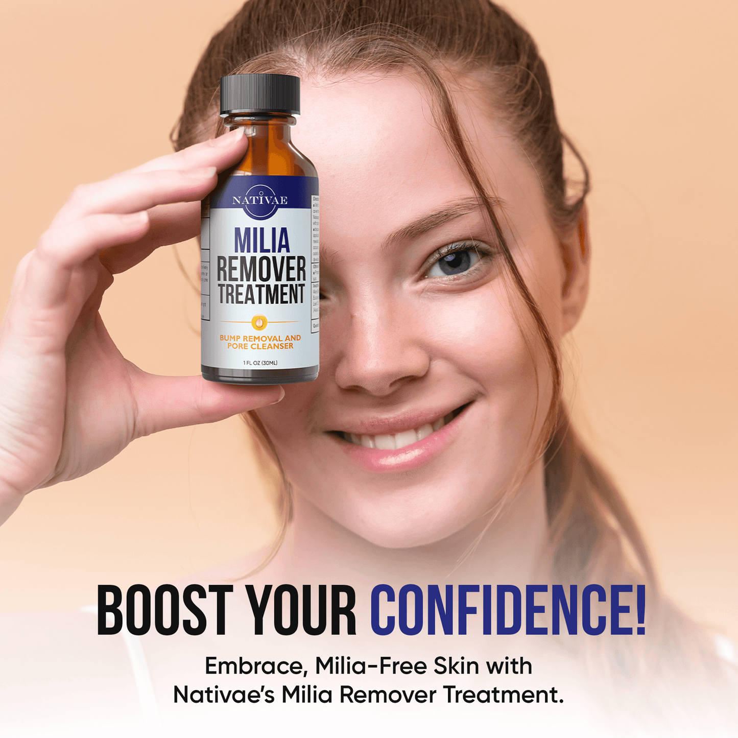 Milia Remover Treatment for Eyes & Face - Milia Spot Treatment with Salicylic Acid & Tea Tree Oil