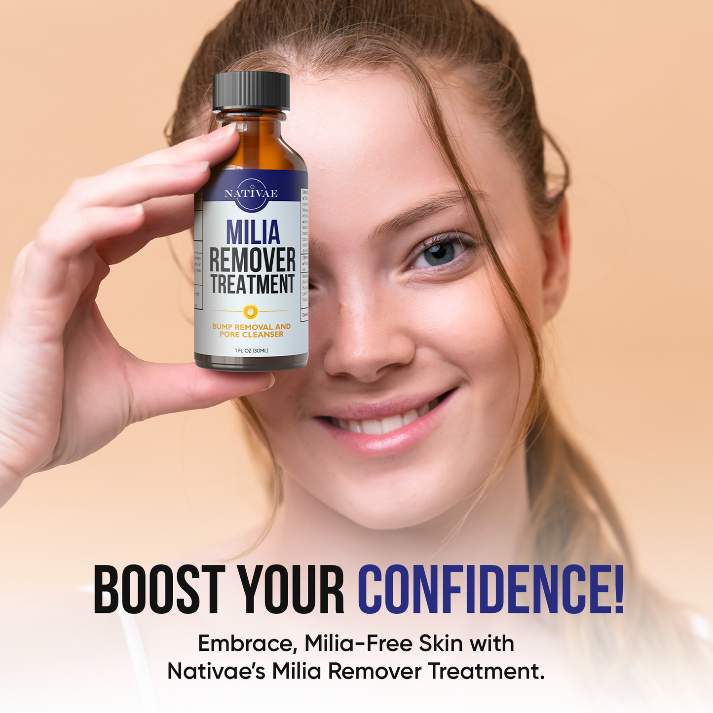Milia Remover Treatment for Eyes & Face - Milia Spot Treatment with Salicylic Acid & Tea Tree Oil